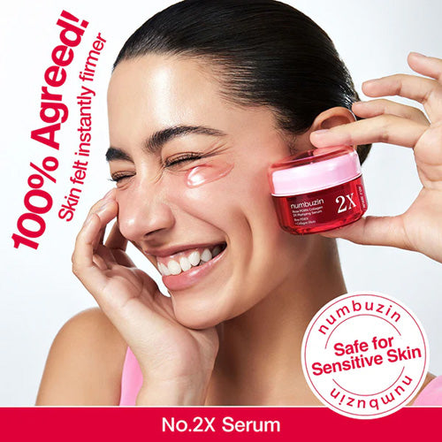 Numbuzin No.2 Rose PDRN Collagen 2X Plumping Serum 30ml