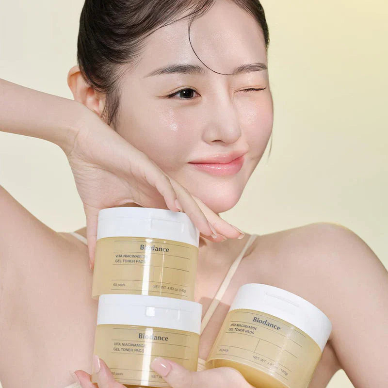 Biodance Vita Niacinamide Gel Toner Pad 60EA