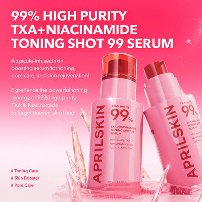 APRILSKIN TXA Niacinamide Toning Shot 99 Spicule Serum 30ml