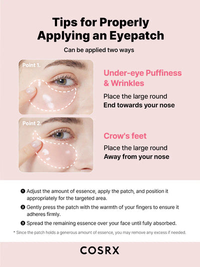 [1+1] Cosrx The Peptide Collagen Hydrogel Eye Patch 60EA