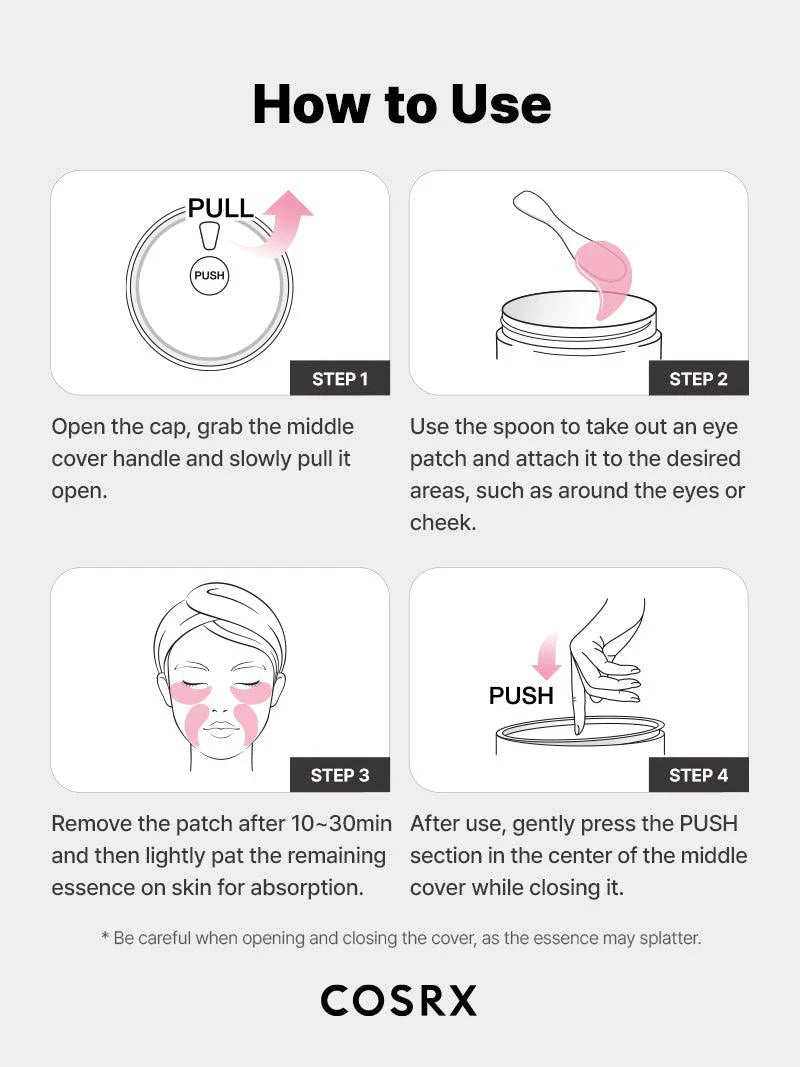 [1+1] Cosrx The Peptide Collagen Hydrogel Eye Patch 60EA