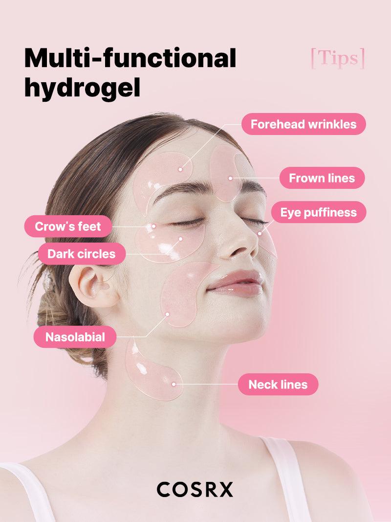 [1+1] Cosrx The Peptide Collagen Hydrogel Eye Patch 60EA