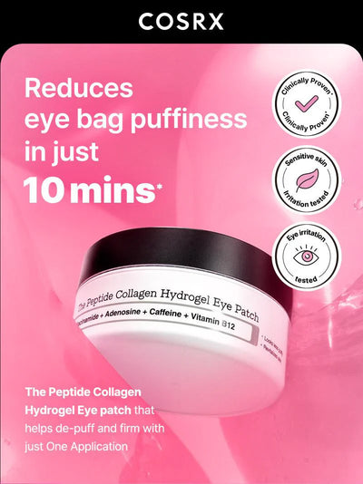 [1+1] Cosrx The Peptide Collagen Hydrogel Eye Patch 60EA