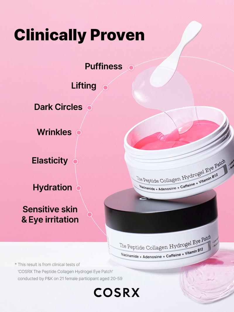 [1+1] Cosrx The Peptide Collagen Hydrogel Eye Patch 60EA