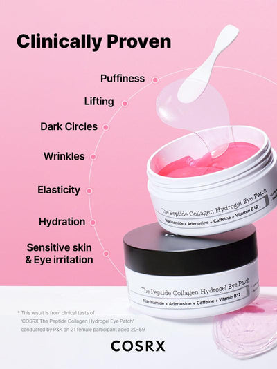 [1+1] Cosrx The Peptide Collagen Hydrogel Eye Patch 60EA