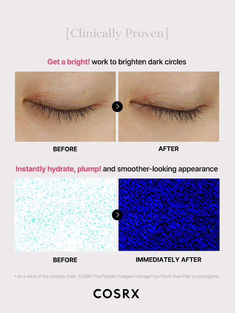 [1+1] Cosrx The Peptide Collagen Hydrogel Eye Patch 60EA