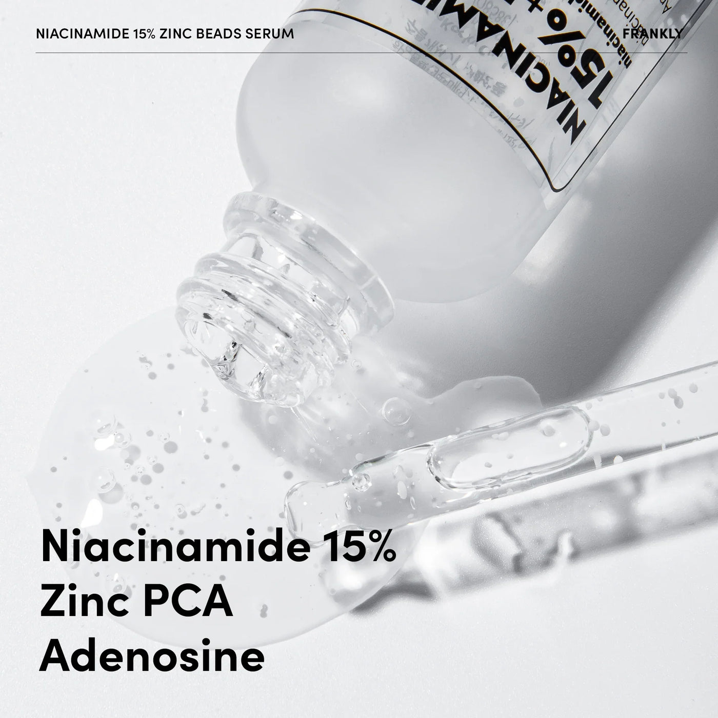 FRANKLY Niacinamide 15% Zinc Beads Serum 30ml