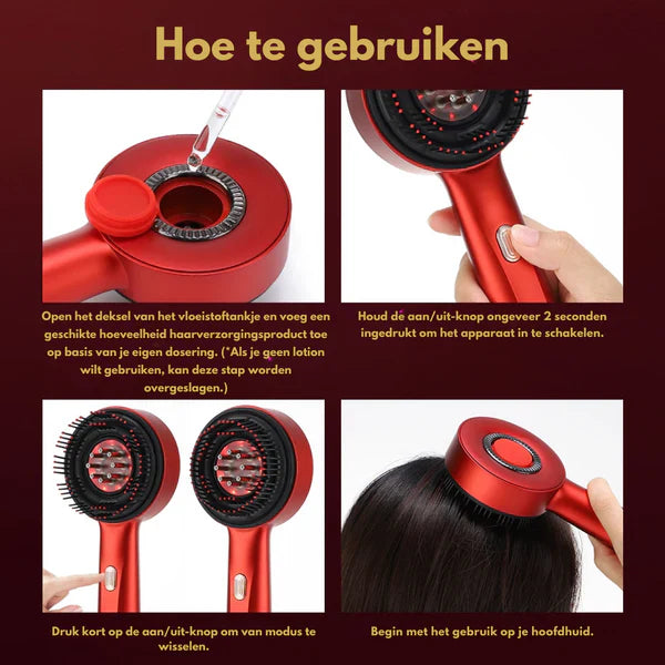 ScalpSense™ - Stimuleer de doorbloeding. Activeer de haargroei.